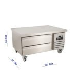 ثلاجة ستيل 2 درج مقاس 127 سم