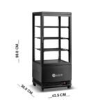 ثلاجة عرض على الطاولة للمشروبات والحلويات 78 لتر