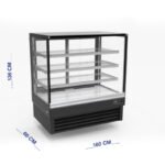 ثلاجة عرض حلويات رأسية 180 سم