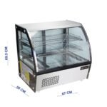 ثلاجة عرض علي طاولة مقاس 70 سم