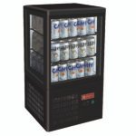 ثلاجة عرض على الطاولة للمياه والحلويات 58 لتر