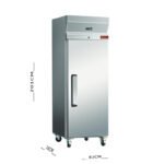 فريزر ستانلس ستيل 4 أرفف